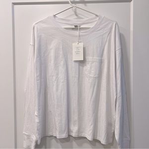 Free Assembly Long Sleeve white T-shirt - Large NWT